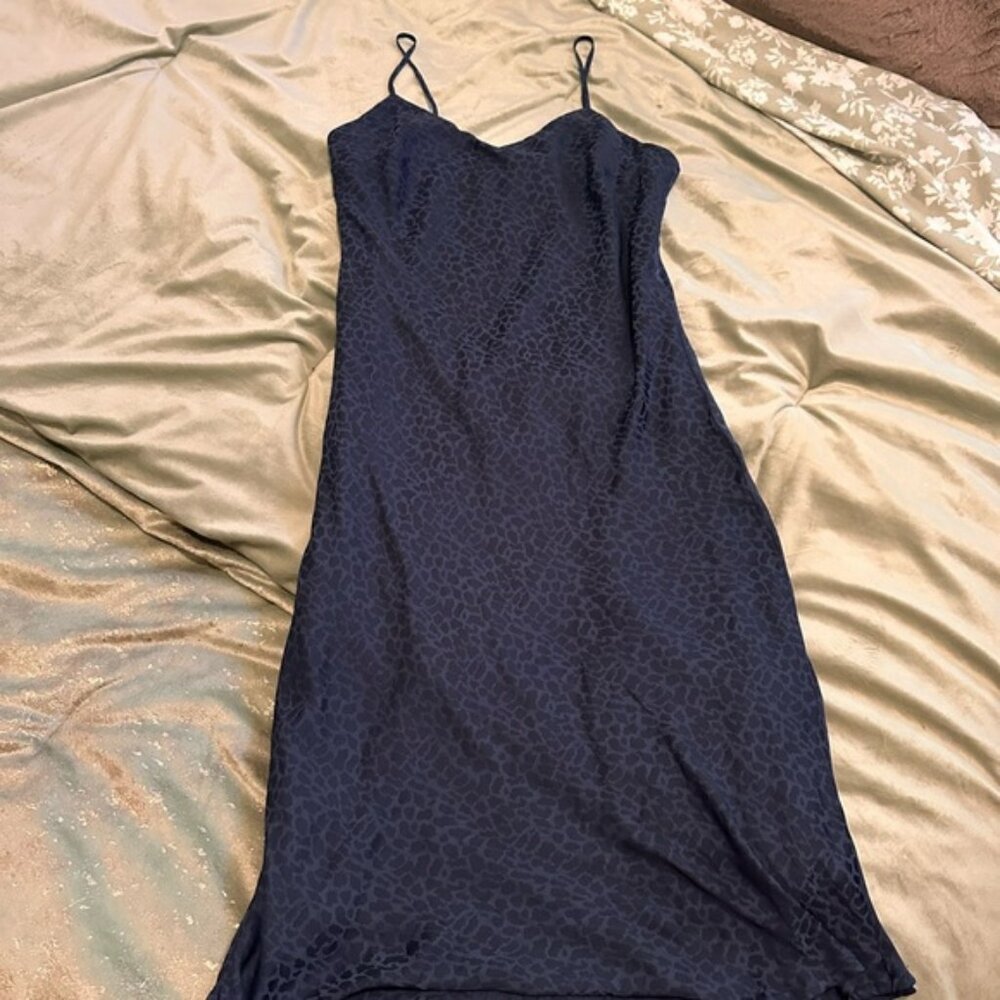 a new day Navy Blue Midi Dress